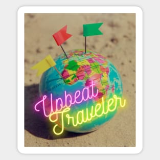 Upbeat Traveler TS Design 13 Sticker